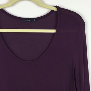 Talula - Thin Long Sleeve Scoop Neck Tee *FLAW*